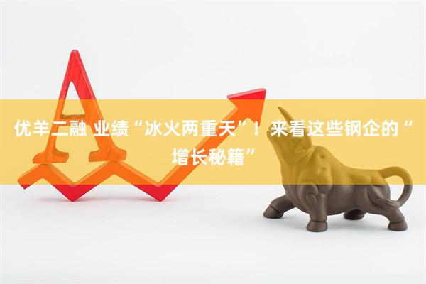 优羊二融 业绩“冰火两重天”！来看这些钢企的“增长秘籍”